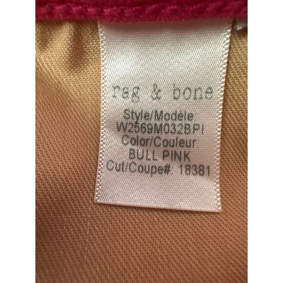 Rag & Bone Bull Pink Dusty Rose Tone 25 Skinny Straight Stretch Minimalist - Picture 8 of 10